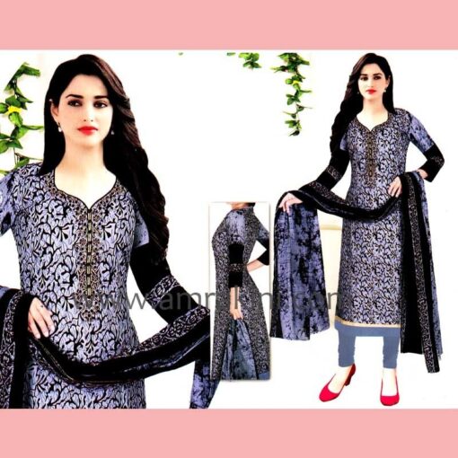 Mixed Brown Salwar Kamiz – AB 2082 - Image 4