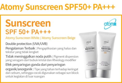 ATOMY SUNSCREEN SPF 50+ PA+++ - Image 2
